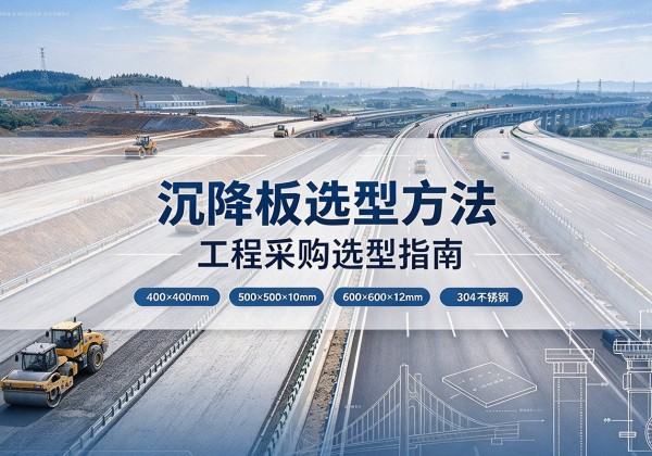 兴庆沉降板选择方法